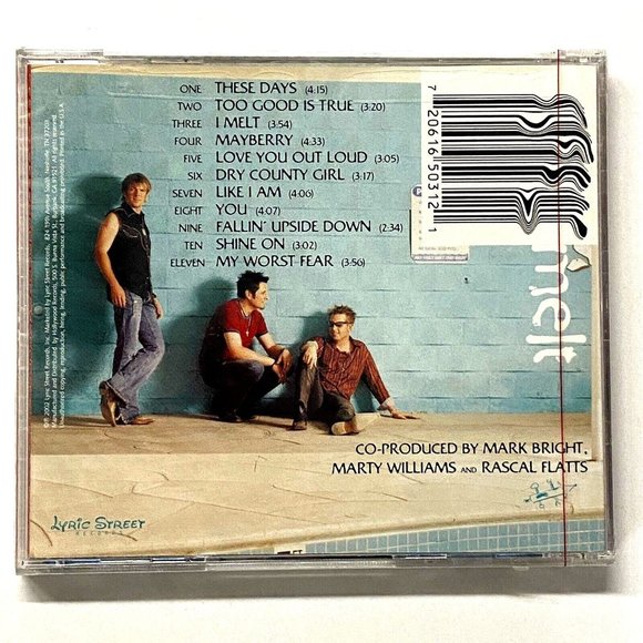 Melt by Rascal Flatts (CD) Sealed - Picture 2 of 2